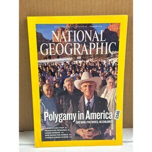 National Geographic Magazine February 2010 Polygamy In America One Man Five Wive